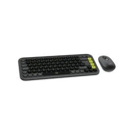Kit de Teclado y Mouse Logitech POP Icon, Inalambrico, Bluetooth, Gris, Español