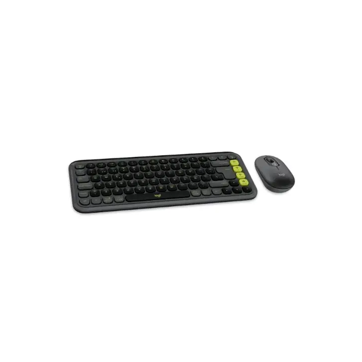 Kit de Teclado y Mouse Logitech POP Icon, Inalambrico, Bluetooth, Gris, Español