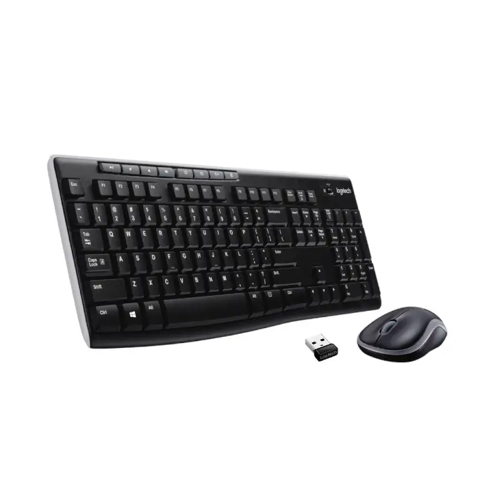 Kit de Teclado y Mouse Logitech MK270, Inalambrico, RF Inalambrico, Negro, Español