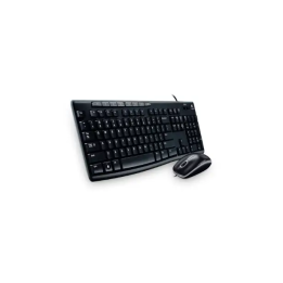 Kit de Teclado y Mouse Logitech MK200, USB, Negro, Español