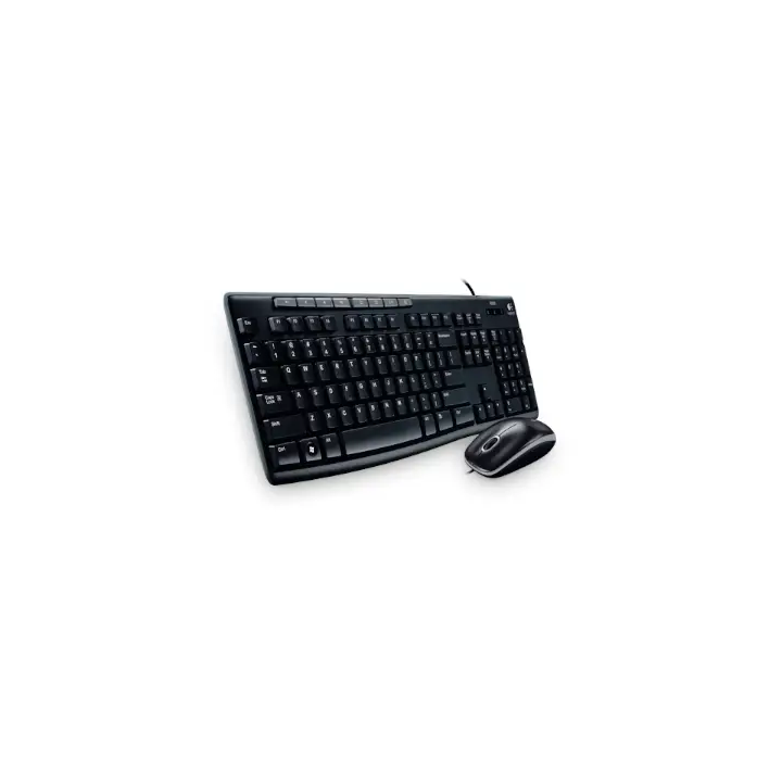 Kit de Teclado y Mouse Logitech MK200, USB, Negro, Español