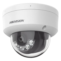 Camara IP Hikvision DS-2CD1123G2-LIU(F), Domo, IP 2 MP, Lente 2.8mm, Microfono, Antivandalico IK08, Exterior, PoE, ONVIF, MicroS