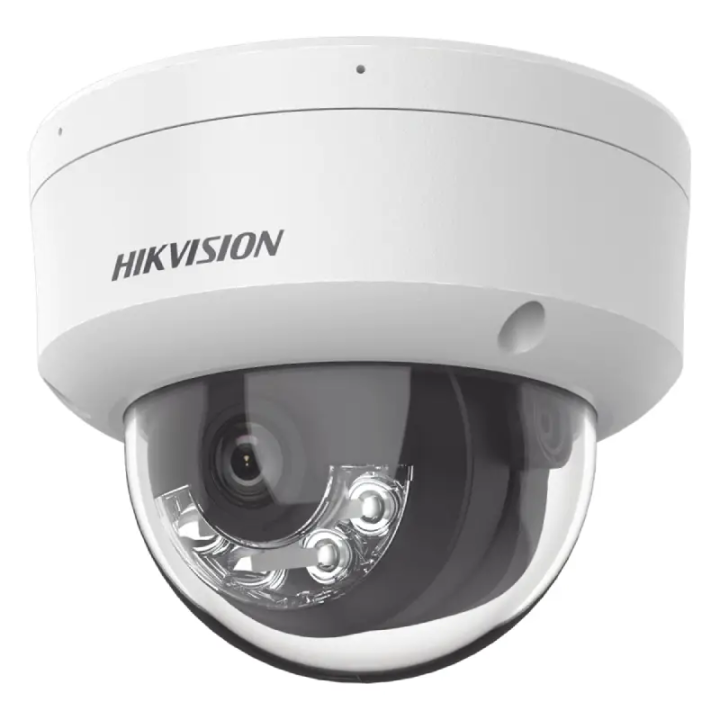 Camara IP Hikvision DS-2CD1123G2-LIU(F), Domo, IP 2 MP, Lente 2.8mm, Microfono, Antivandalico IK08, Exterior, PoE, ONVIF, MicroS