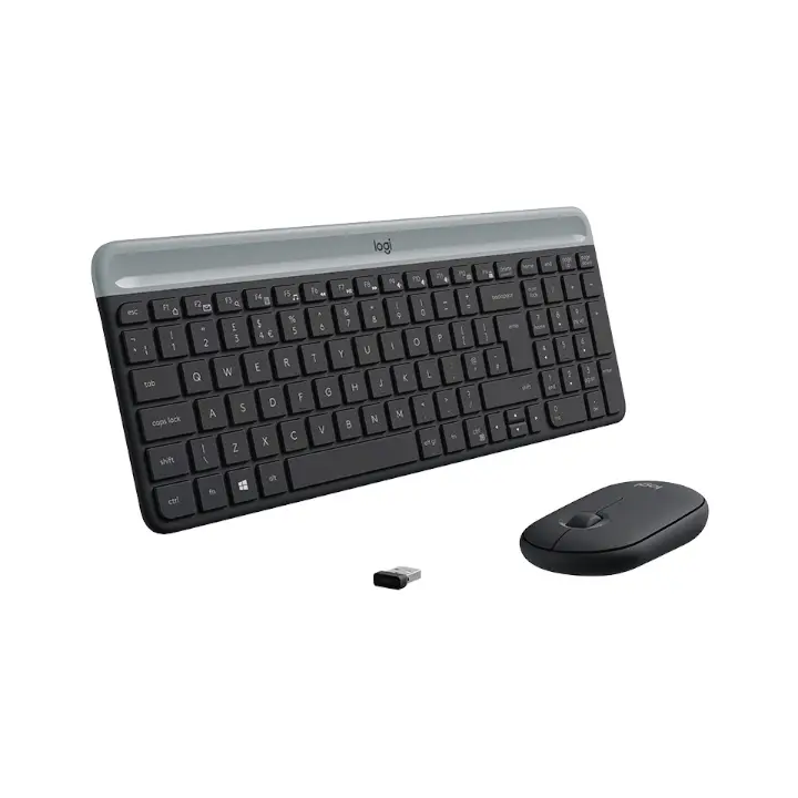 Kit de Teclado y Mouse Logitech MK470, Inalambrico, RF Inalambrico, Negro, Español