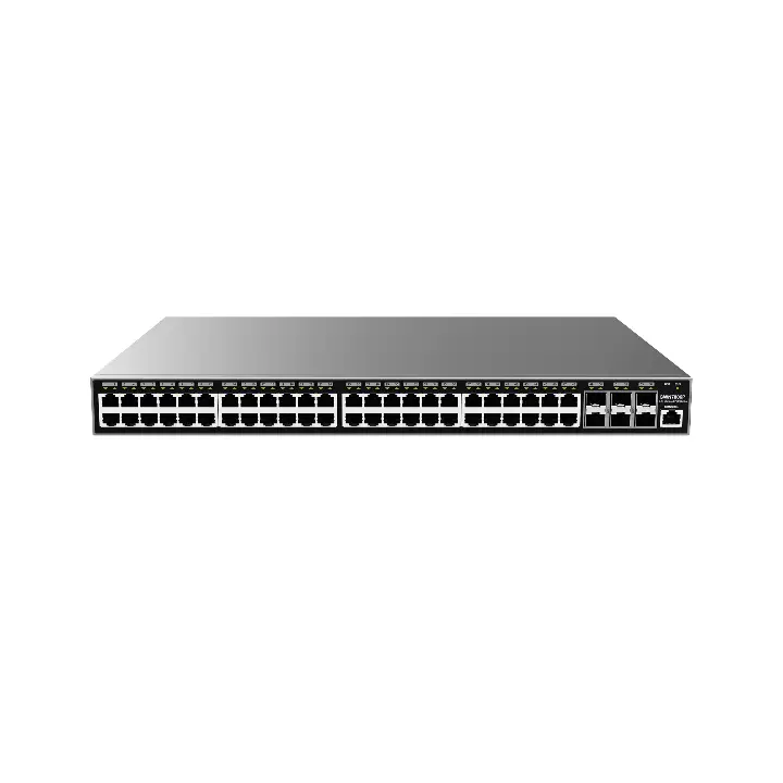 Switch Grandstream GWN7806P, Gigabit PoE+ Administrable, 48 puertos 10/100/1000 Mbps, 6 Puertos SFP+, Hasta 400W, Compatible con