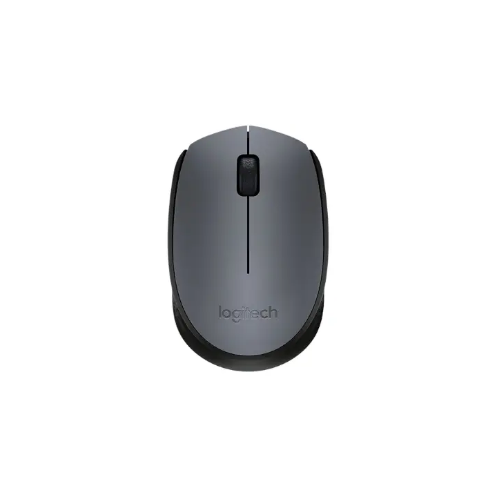 Mouse Logitech Optico M170, Inalambrico, USB, 1000DPI, Negro con Gris