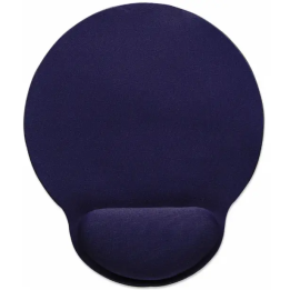 Mousepad Manhattan 434386, Descansa Muñecas, 20x24cm, Grosor 4mm, Azul Marino