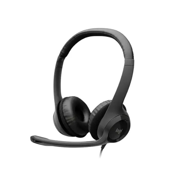 Diadema Logitech H390, Microfono, Alambrico, 1.9 Metros, USB, Negro