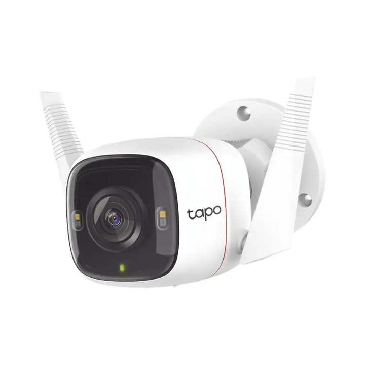 Camara IP TP-Link TAPO-C320WS, 4 MP, Bala, Wi-Fi, Vision 360, Audio Doble Vias, Vision Nocturna, Exterior, Blanco