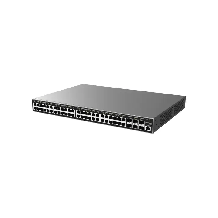 Switch Grandstream GWN7806P, 48 Puertos, Gigabit, PoE+ Administrable, 6 Puertos SFP+, Hasta 400W, Compatible con GWN Cloud