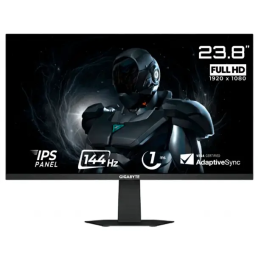 Monitor Gigabyte GS24F14 LED IPS 23.8 Pulg, Full HD, FreeSync, 144Hz, HDMI, DisplayPort, Negro