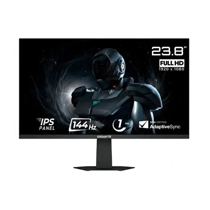 Monitor Gigabyte GS24F14 LED IPS 23.8 Pulg, Full HD, FreeSync, 144Hz, HDMI, DisplayPort, Negro