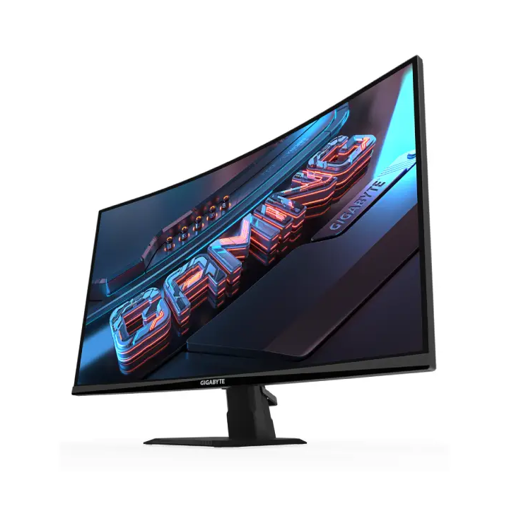 Monitor Gigabyte GS27QCA, Curvo, LED VA 27 Pulg, FreeSync, 180Hz, HDMI, DisplayPort, Negro