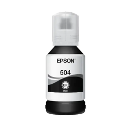 Botella de Tinta Epson T504 Negro, 127ml