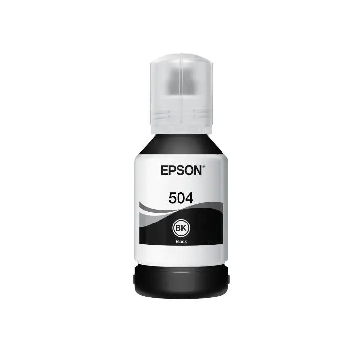 Botella de Tinta Epson T504 Negro, 127ml