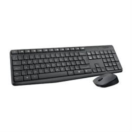 Kit de Teclado y Mouse Logitech MK235, Inalambrico, RF Inalambrico, Negro, Español