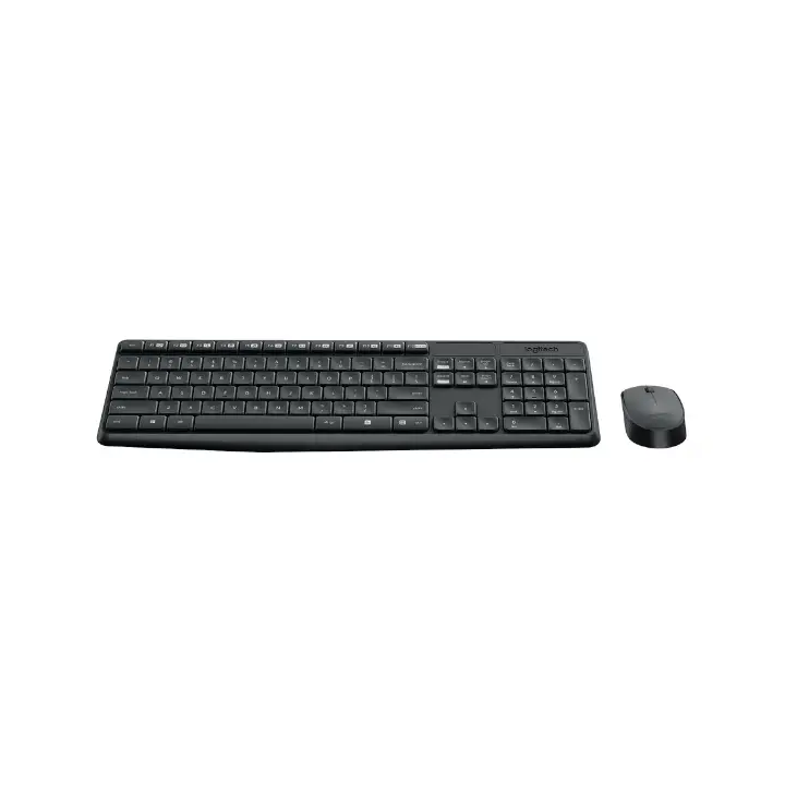 Kit de Teclado y Mouse Logitech MK235, Inalambrico, RF Inalambrico, Negro, Español