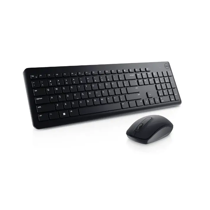 Kit de Teclado y Mouse Dell KM3322W, Inalámbrico, RF Inalambrico, Negro, Español